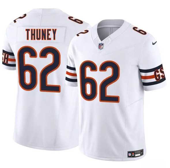 Men & Women & Youth Chicago Bears #62 Joe Thuney White 2025 F.U.S.E. Vapor Stitched Jersey,We sell and wholesale Men & Women & Youth Chicago Bears #62 Joe Thuney White 2025 F.U.S.E. Vapor Stitched Jersey on line form chian!
